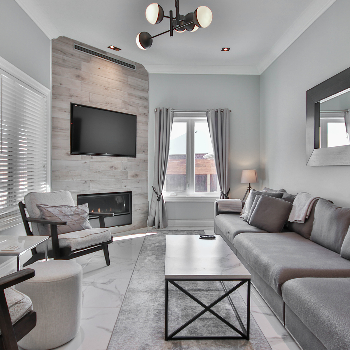 Gray Home Interior by Sidekix Media